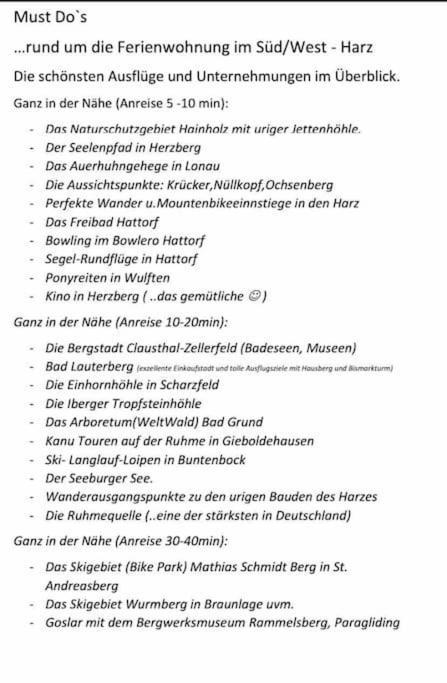 Ferienwohnung Sued - West Harz Mit Sauna E-Bikes Vorhanden! Horden am Harz ภายนอก รูปภาพ